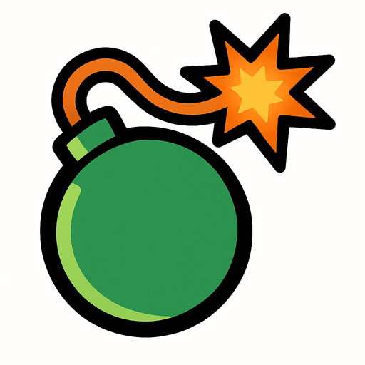 bomb.
In-Game asset.  2d.  High contrast.  No shadows