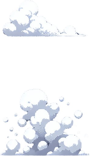 A sprite sheet of dust particles. like from someone walking
Single Game Texture. In-Game asset. 2d. Blank background. High contrast. No shadows.