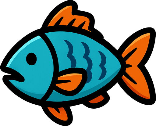 Pez.
In-Game asset.  2d.  High contrast.  No shadows