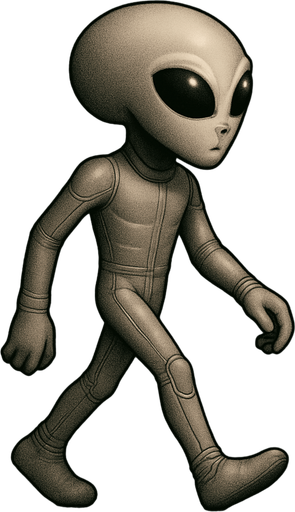 Make his legs pass each other