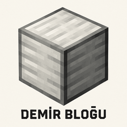 Minecraft Demir Bloğu. 2D
