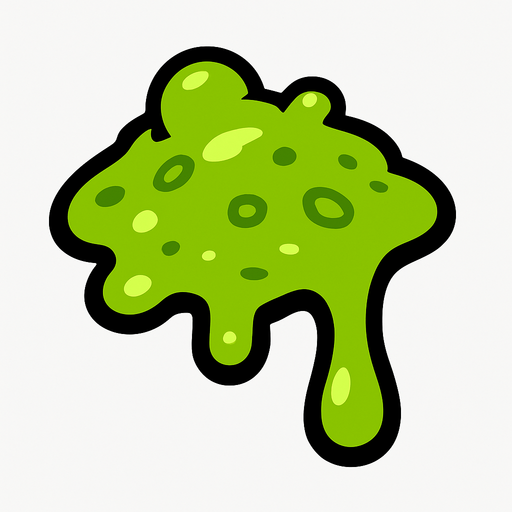 snot.
In-Game asset.  2d.  High contrast.  No shadows