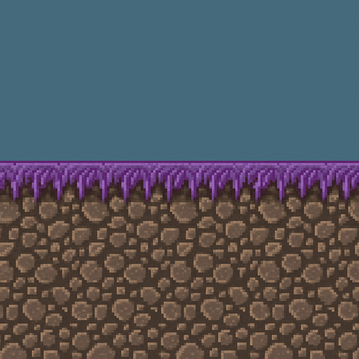 make the grass purple