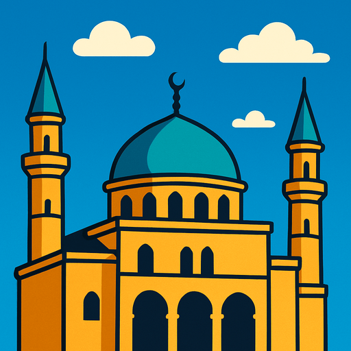 Cami ve masmavi gokyuzu.
In-Game asset.  2d.  High contrast.  No shadows