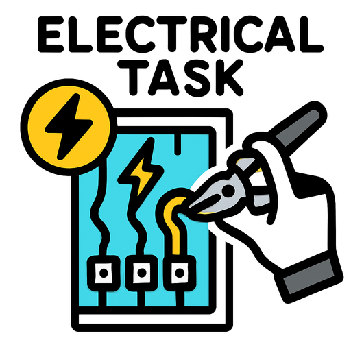 electricalTask.
In-Game asset.  2d.  High contrast.  No shadows