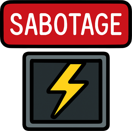among us sabotageElectricityButton.
In-Game asset.  2d.  High contrast.  No shadows