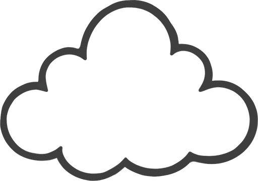 grey transparent cloud.
In-Game asset.  2d.  High contrast.  No shadows