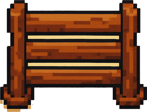 2d pixel art obstacle upview.
In-Game asset.  2d.  High contrast.  No shadows