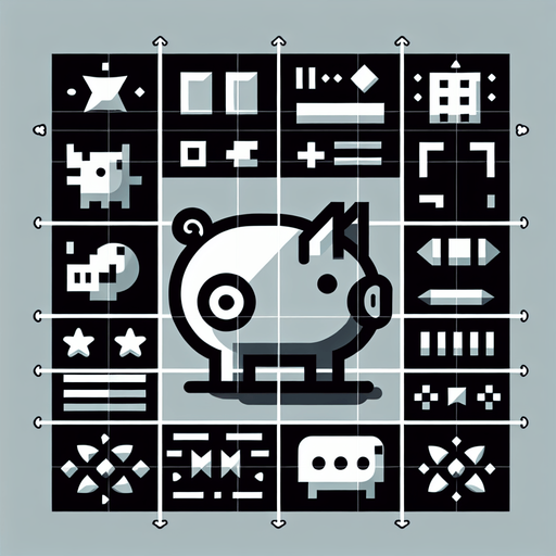 pig.
Single Game Texture. In-Game asset. 2d. Blank background. High contrast. No shadows.