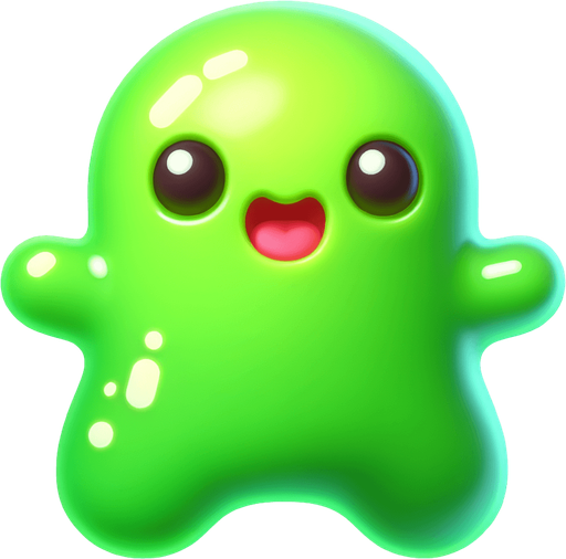 3-D slime
Person.
Single Game Texture. In-Game asset. 2d. Blank background. High contrast. No shadows.