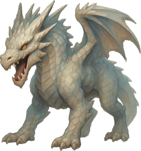Pack of different standing white dragon of stone on four legs, looking down. HD different mixed colors. Blur. not a sculpt model! the dragon is a real dragon have all things of dragon with opened mouth like he ready to shoot, have eyes opened . 
Single Game Texture. In-Game asset. 2D. Blank background. High contrast. No shadows.