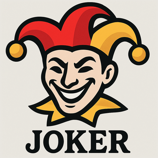 A graphic for the center of a joker card.