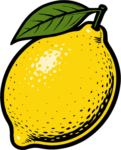 lemon.
In-Game asset.  2d.  High contrast.  No shadows. Realistic