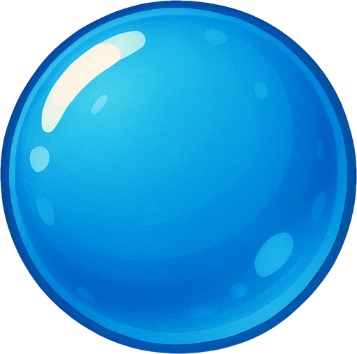 Blue bubble