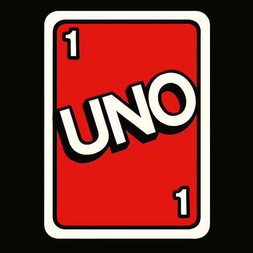 uno.
In-Game asset.  2d.  High contrast.  No shadows