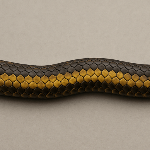 I need to create an image for the snake game. Can you create a horizontal image for the body (excluding the head)? It should be in a way that will not be distorted when added side by side. The snake will grow bigger and bigger. I hope you understand. I will add it to the Asset section of the game. But it must be realistic