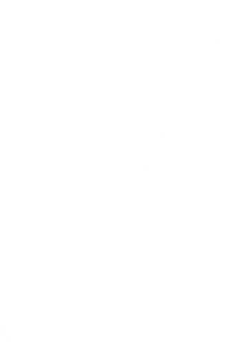 straight and white slash thin at the tip and thick in the middle.
In-Game asset.  2d.  High contrast.  No shadows