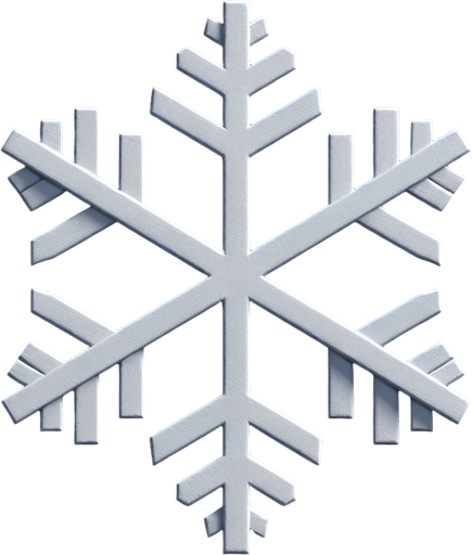 Snow flake. simple. white. Blank background. High contrast. No shadows. Single Game Texture. In-Game asset. 2d. Single Game Texture. In-Game asset. 2d. Blank background. High contrast. No shadows.