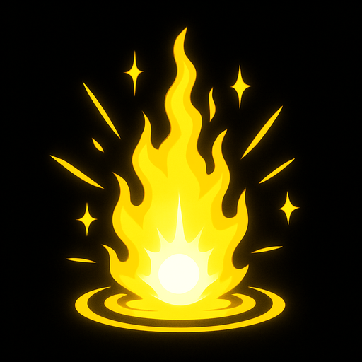 Aura de luz.
In-Game asset.  2d.  High contrast.  No shadows