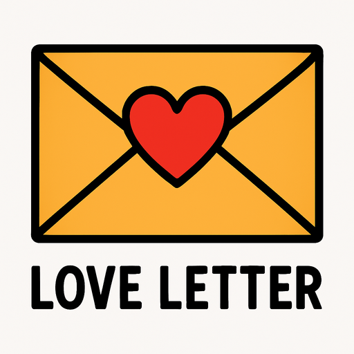 LOVE LETTER.
In-Game asset.  2d.  High contrast.  No shadows