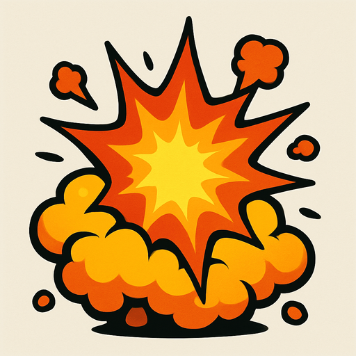 explosion effect
In-Game asset.  2d.  High contrast.  No shadows