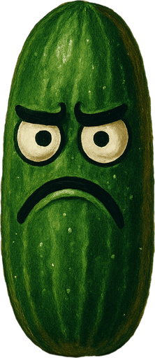 photo of a cucumber meme