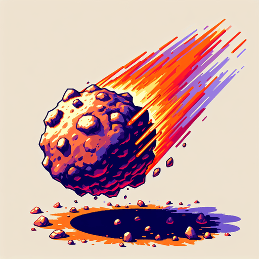🪨 Large Asteroid – Moves slow but takes 3-4 hits to destroy..
Single Game Texture.  In-Game asset.  2d.  Blank background.  High contrast.  No shadows