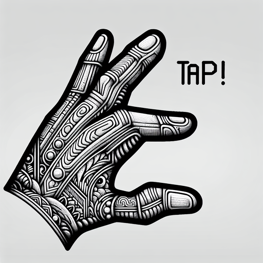 Pointed finger, realistic hand, Tap!, game asset
Single Game Texture. In-Game asset. 2d. Blank background. High contrast. No shadows.