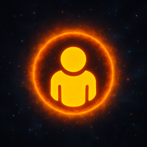 player aura image top view in space game.