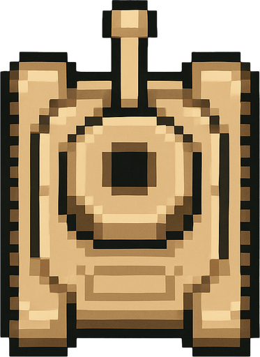 skin color tank pixel art top down.
In-Game asset.  2d.  High contrast.  No shadows