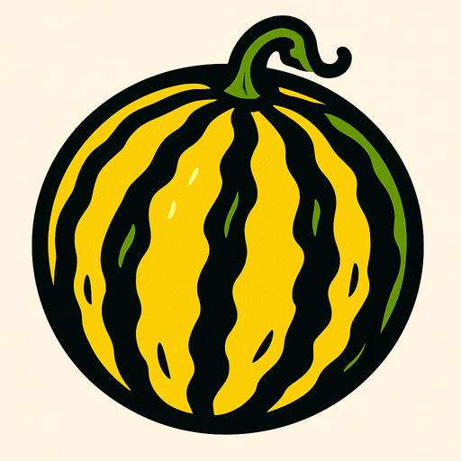 Kavun.
In-Game asset.  2d.  High contrast.  No shadows
