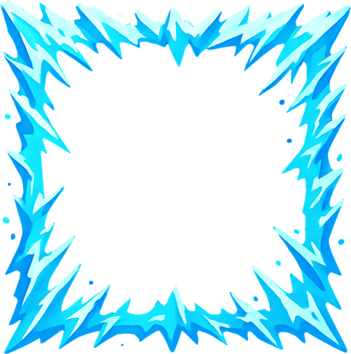 kenarlardan gelen donma efekti.
In-Game asset.  2d.  High contrast.  No shadows