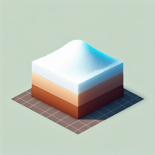 pile of sugar. Single Game Texture. In-Game asset. 2d. Blank background. High contrast. No shadows.