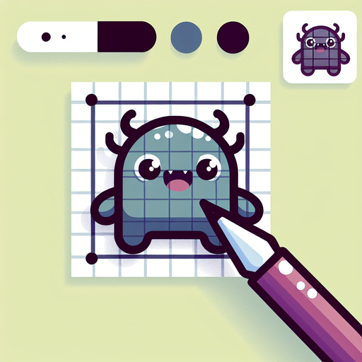 Kawaii style monster.
Single Game Texture. In-Game asset. 2d. Blank background. High contrast. No shadows.
