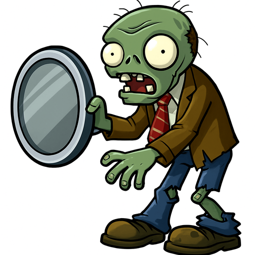 kankanlı zombi plants vs zombies.
In-Game asset.  2d.  High contrast.  No shadows