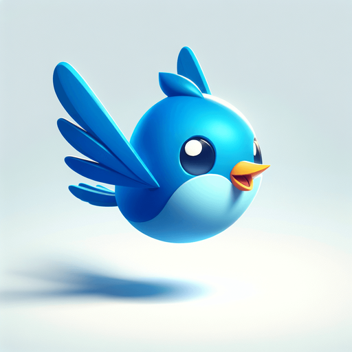 A happy little bluebird flying..
Single Game Texture. In-Game asset. 2d. Blank background. High contrast. No shadows.
