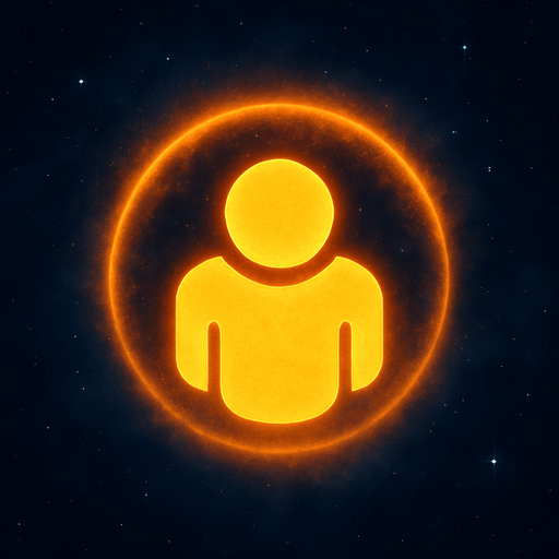 player aura image top view in space game.