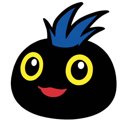 Botamon.
In-Game asset.  2d.  High contrast.  No shadows