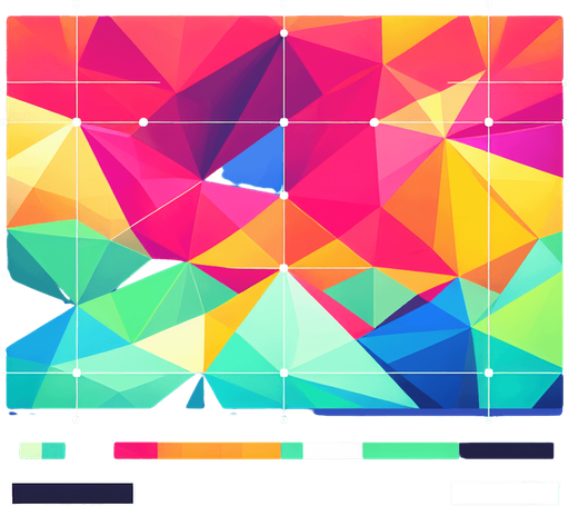 low poly vibrant background.
Single Game Texture.  In-Game asset.  2d.  Blank background.  High contrast.  No shadows