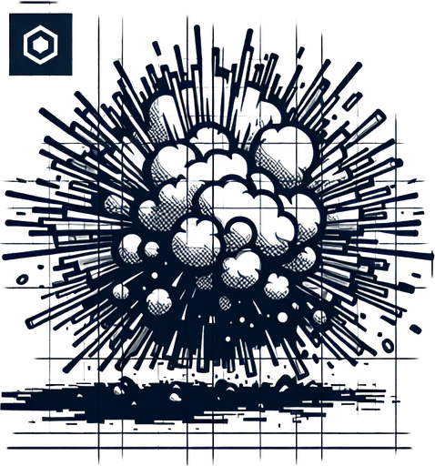 explosion particle
Single Game Texture. In-Game asset. 2d. Blank background. High contrast. No shadows.