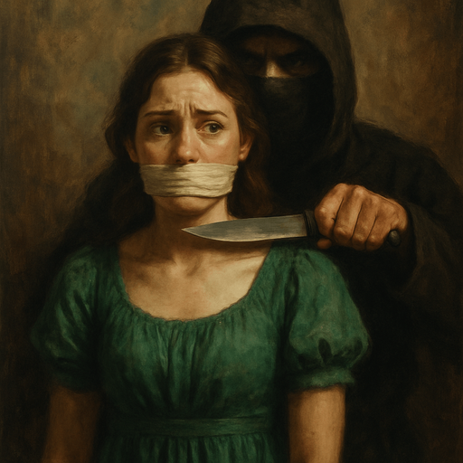 HOSTAGE WİTH GREEN DRESS WOMAN