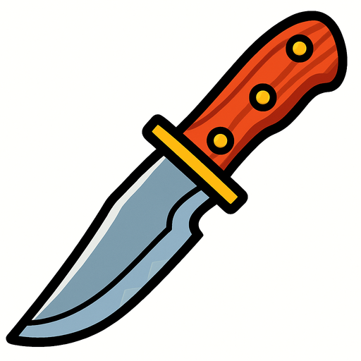 Bıçak.
In-Game asset.  2d.  High contrast.  No shadows