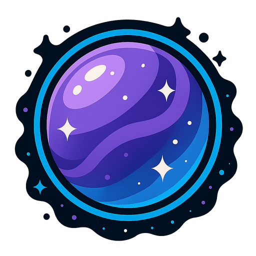 space pearl.
In-Game asset.  2d.  High contrast.  No shadows