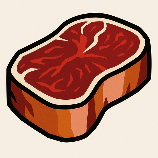 Sirloin.
In-Game asset.  2d.  High contrast.  No shadows