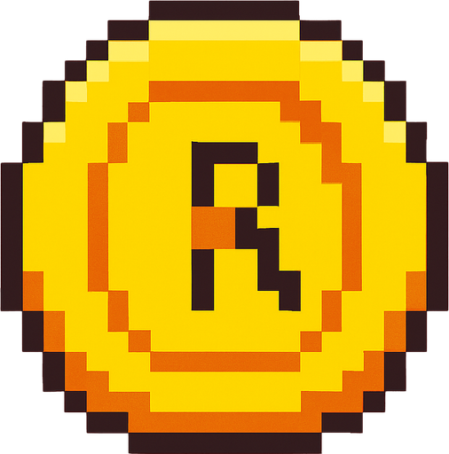 moneda de flappy bird.
In-Game asset.  2d.  High contrast.  No shadows