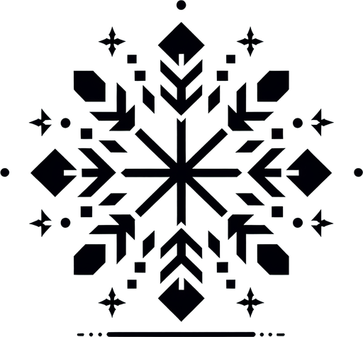 simple snowflake In-Game asset. 2d. Blank background. High contrast. No shadows. Single Game Texture. In-Game asset. 2d. Blank background. High contrast. No shadows.