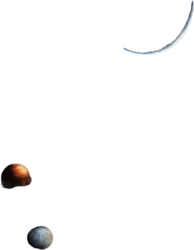 Pitch-dark realistic outer space