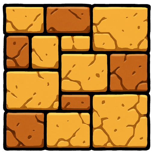 Wall.
In-Game asset.  2d.  High contrast.  No shadows