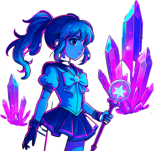 Neon cyberpunk manga Magical underwater crystal cavern background image deep sea cave majestic cavern background scene landscape ocean floor seaweed