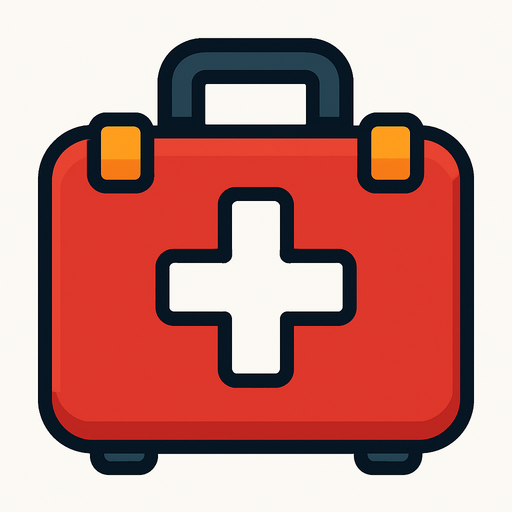 medkit.
In-Game asset.  2d.  High contrast.  No shadows